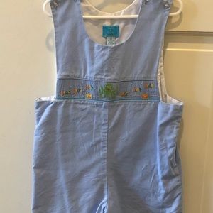 Smocked octopus and fish Jon Jon.